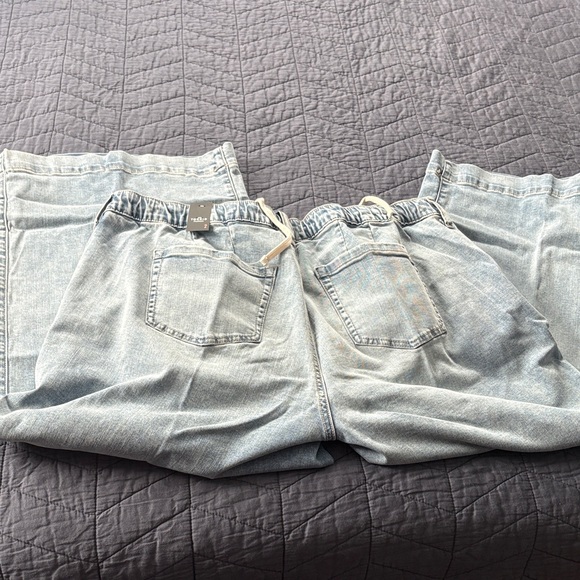 BNWT Torrid size 2 18/20 Crop Weekend Wide Leg supersoft mid rise jean. - Picture 4 of 6